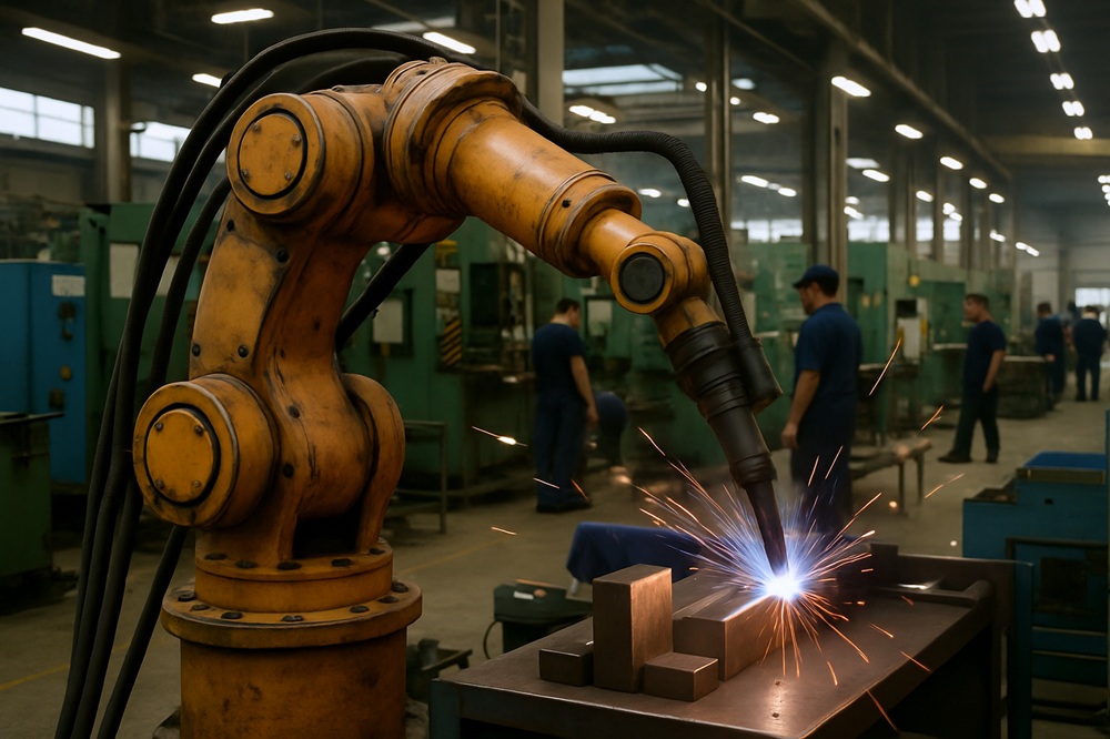 Implementasi robot welding