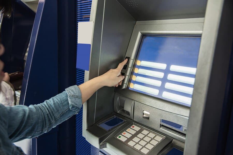 HMI pada Mesin ATM